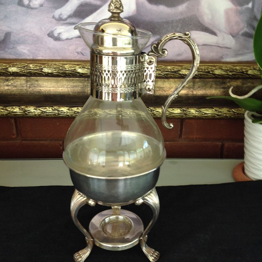 Vintage 1950's Silver Tea/coffee Carafe